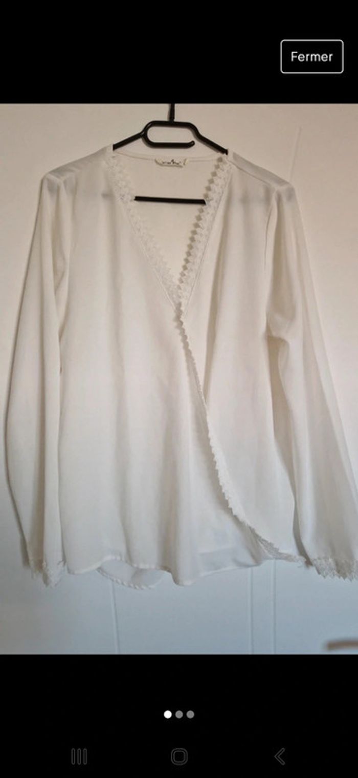 Blouse cache cœur neuve