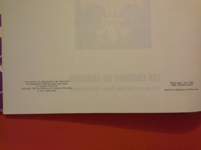 BD Blake et Mortimer l'affaire du collier 1982 - photo numéro 2