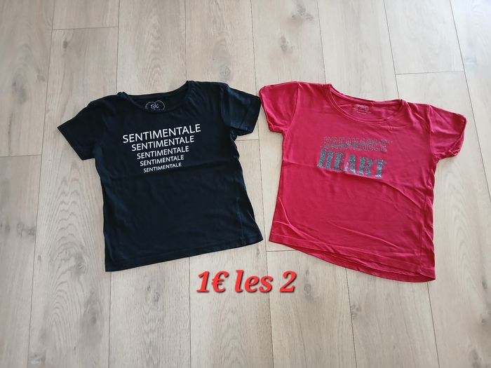 Lot de 2 t-shirts FPC 10 ans