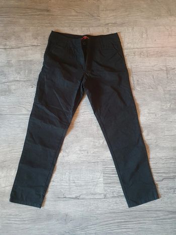 Pantalon droit type chino cargo vintage noir 40/L