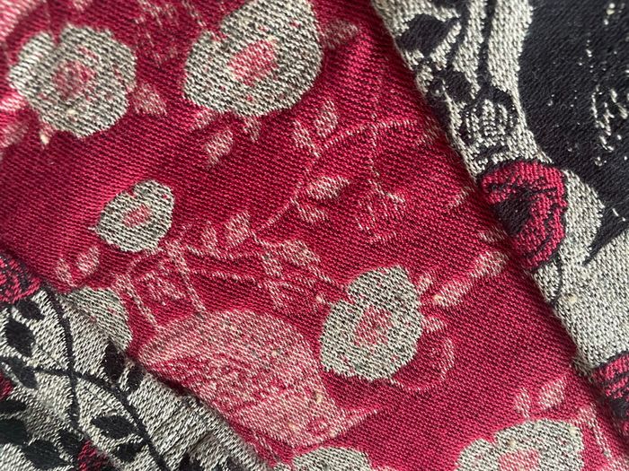 Portage sling ringsling de la marque Wildslings Le Temps des Cerises Chemin de terre - photo numéro 9