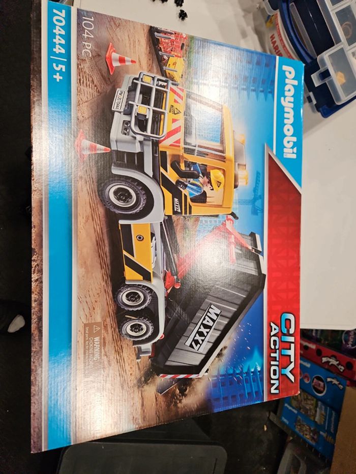 Camion travaux playmobil