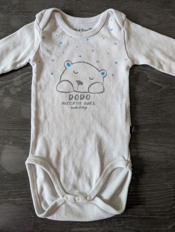 Body manches longues ours