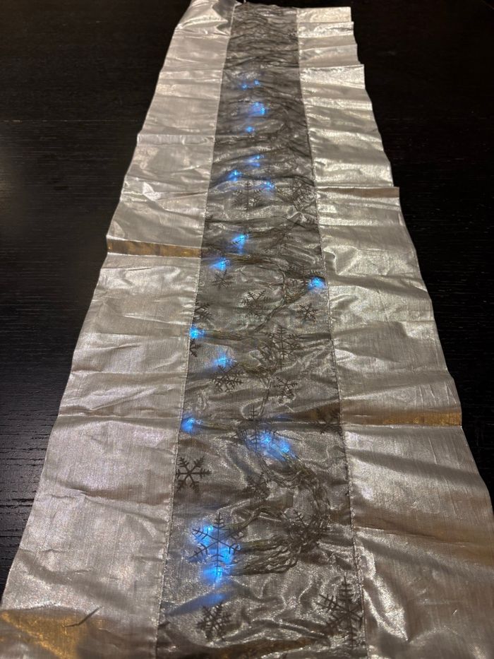 Chemin de table à led