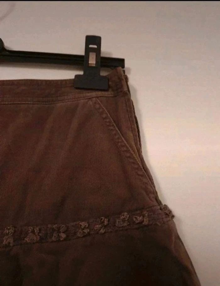 Jupe courte marron glacé Camaïeu taille 36 - photo numéro 5