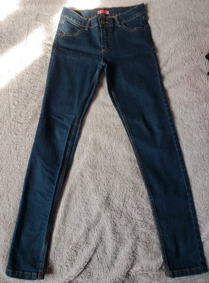 Jean coupe Slim Tissaia taille 12 ans - photo numéro 2
