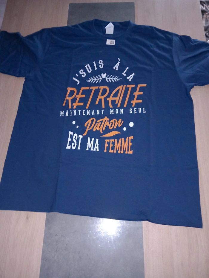 Tee-shirt je suis à la retraite