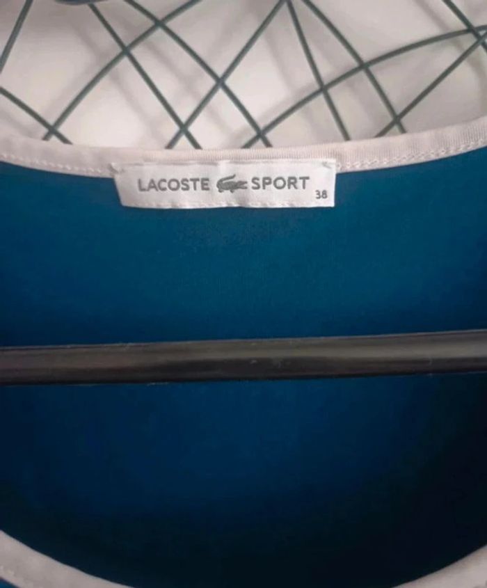 Tee shirt Lacoste sport femme taille 38 - photo numéro 3