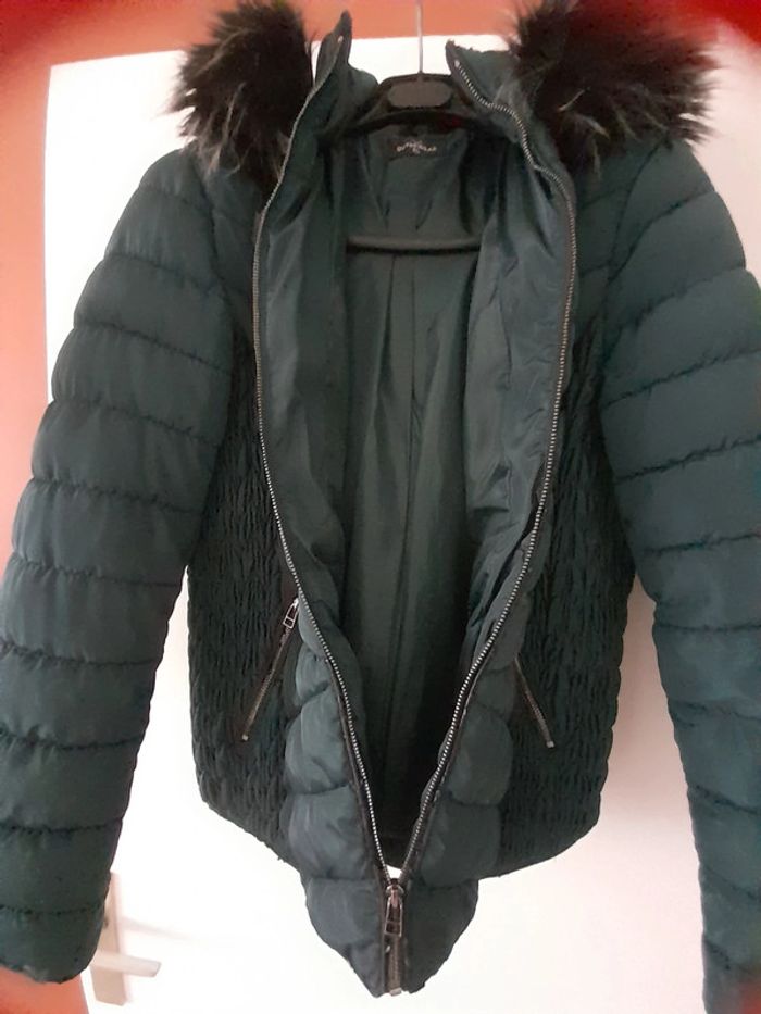 Doudoune capuche fausse fourrure - photo numéro 7