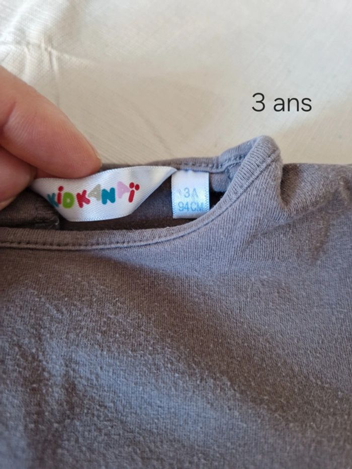 Tee shirt à longue manche 3 ans - photo numéro 3