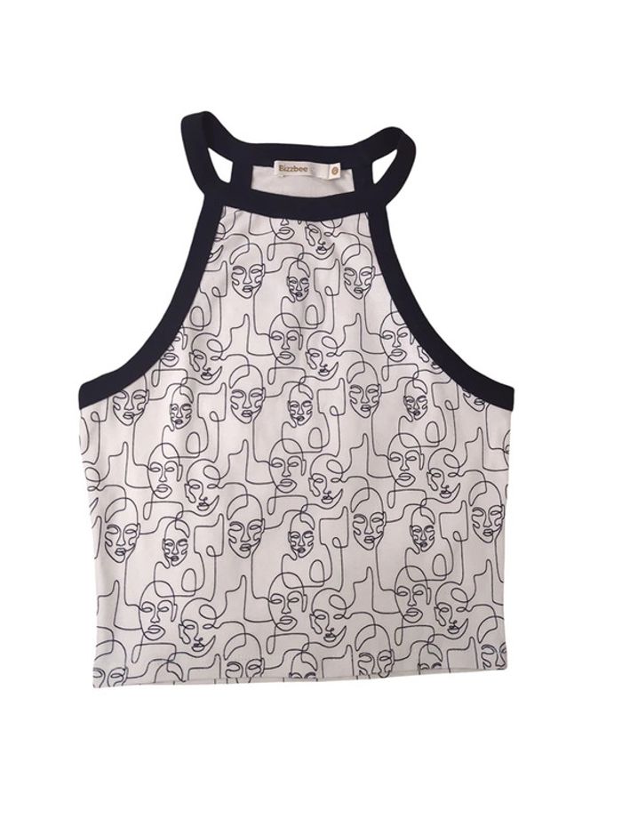 haut et t-shirt Bizzbee blanc taille XS