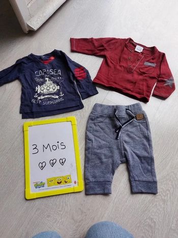 Ensemble 3 pièces  bébé garçon 3 mois TAO