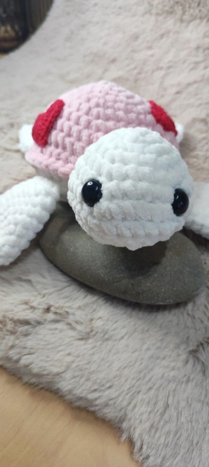 Tortue au crochet velour - photo numéro 3
