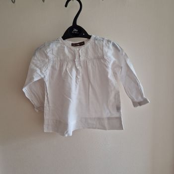 18 mois chemisier blanc