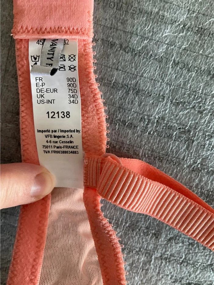 Soutien-gorge corail Vanity Fair neuf - photo numéro 6