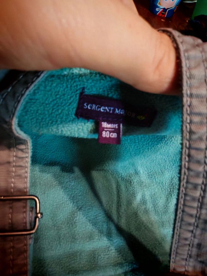 Salopette chaude garçon taille 18 mois Sergent Major - photo numéro 5