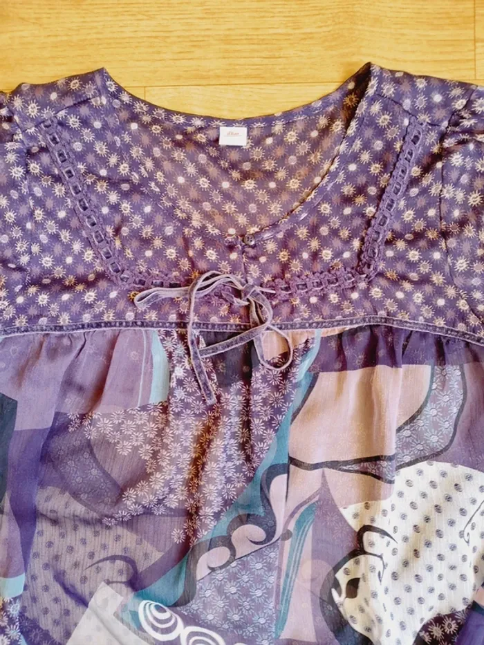 Jolie blouse violette 💜 - photo numéro 3