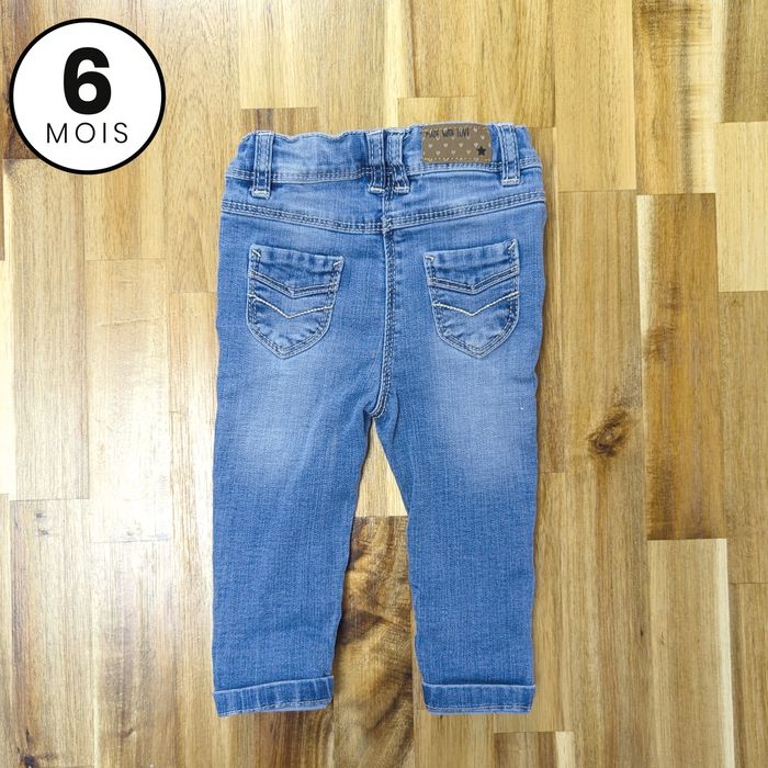 Pantalon jean - taille réglable - TAO 6 mois - photo numéro 2
