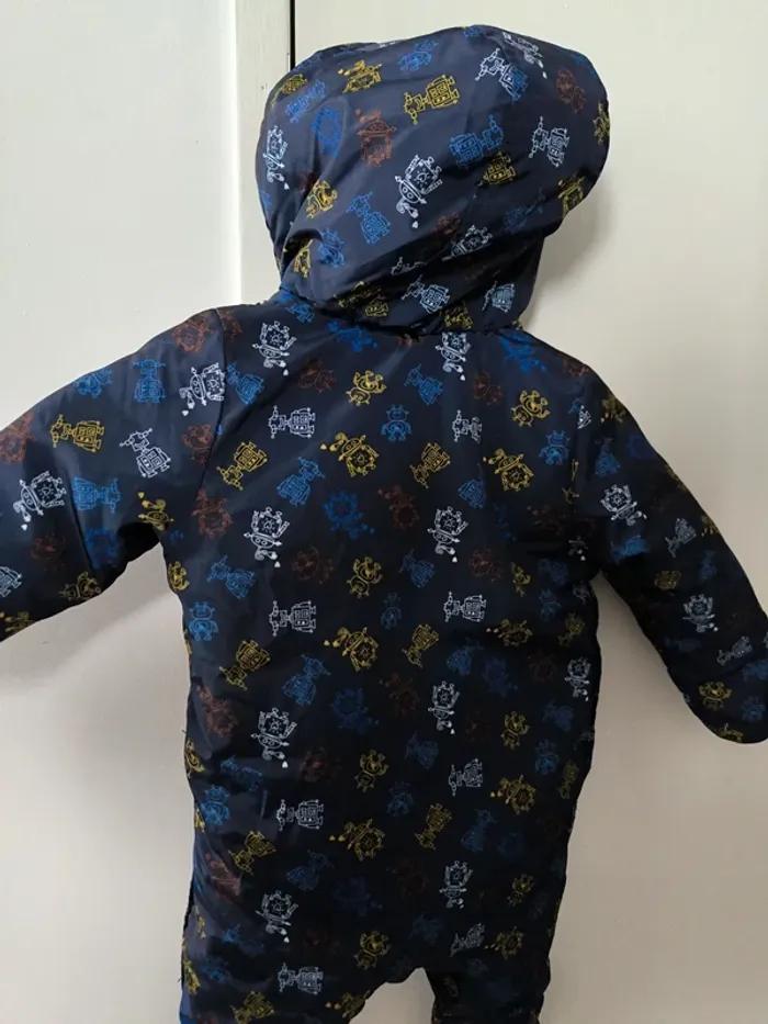 Combinaison hiver bébé 9mois DPAM - photo numéro 3
