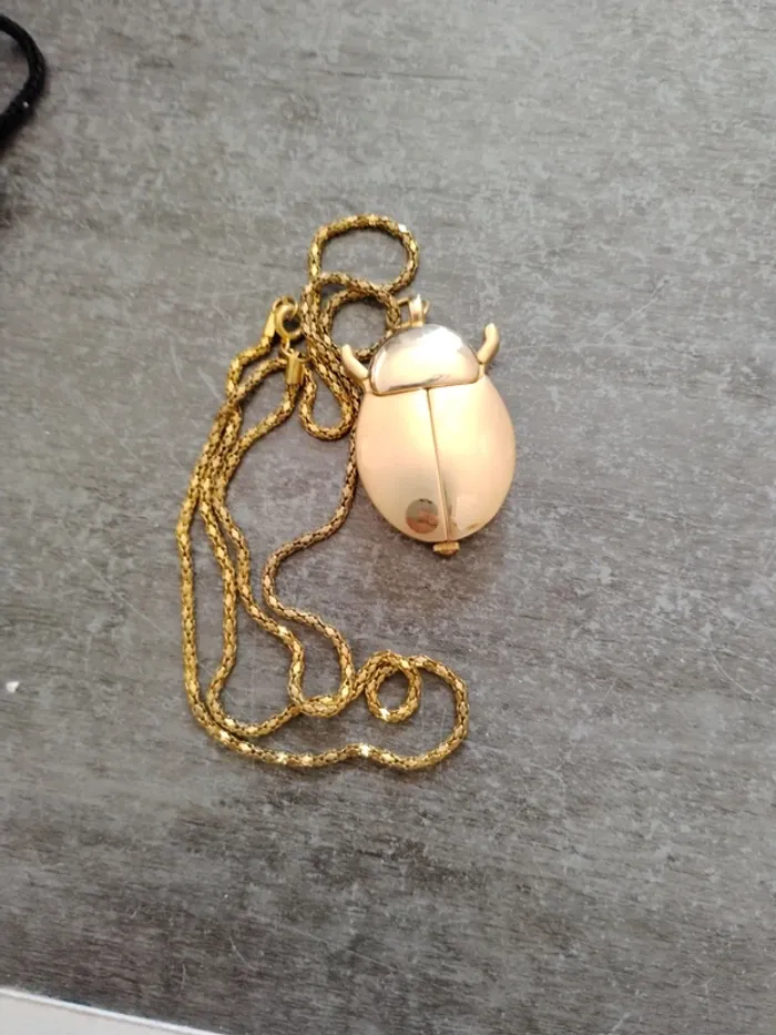 Collier Pendentif pendule - photo numéro 4