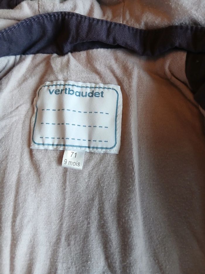 Manteau léger Vertbaudet 9 mois - photo numéro 3