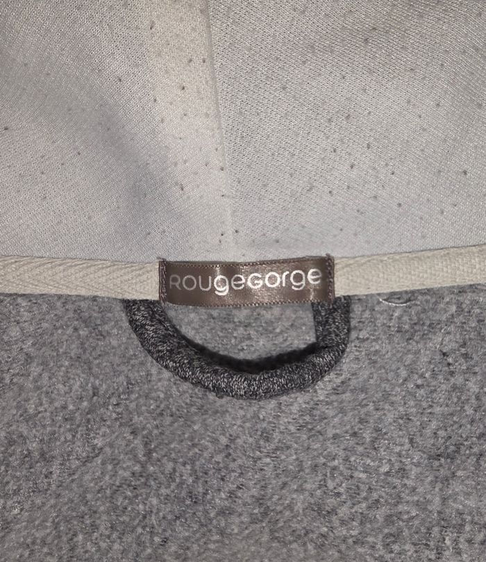 Robe de chambre rouge gorge S - photo numéro 5