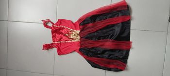 Robe diablesse déguisement M 7/10 ans