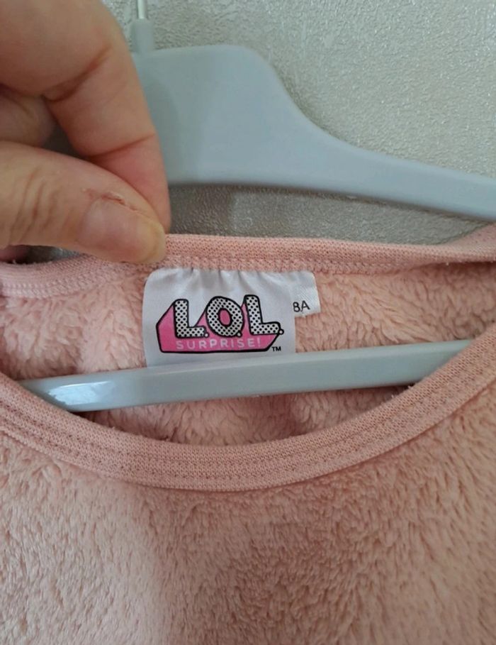 Joli pyjama fille 2 pièces en coton et pilou pilou taille 8 ans Lol surprise - photo numéro 4