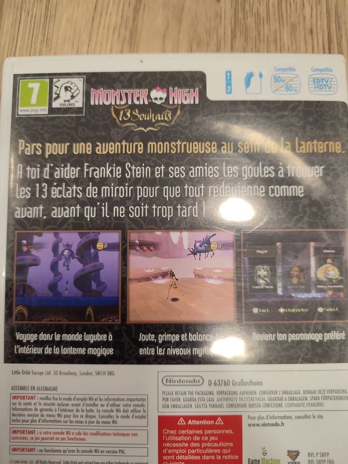 Monster high : 13 souhaits Wii - photo numéro 2