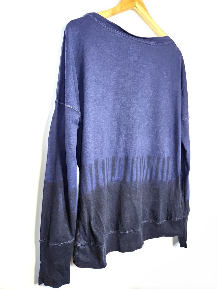 T-shirt Manches Longues Superdry Sport Bleu - Taille M - photo numéro 5