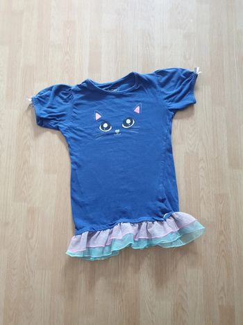 T shirt chat avec jupette