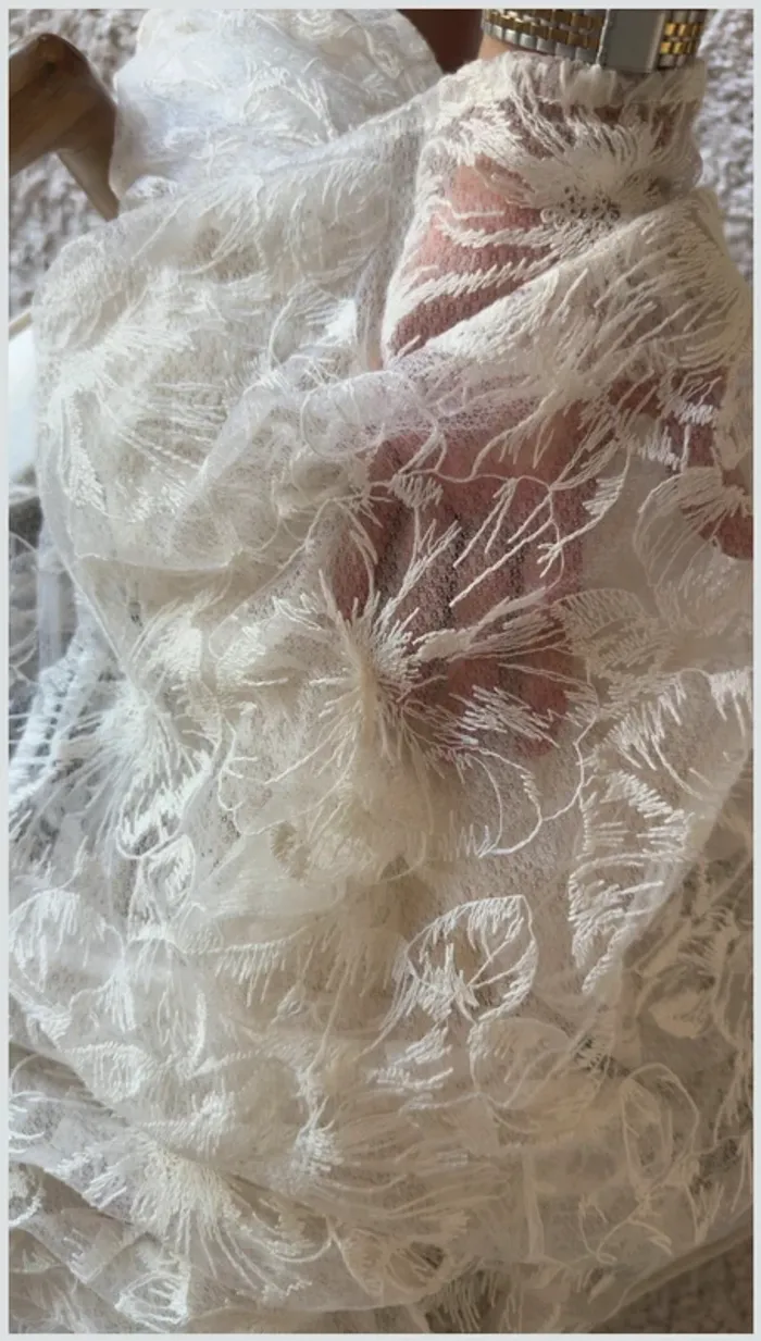 Robe longue Maje en dentelle blanche 36 comme neuve - photo numéro 8