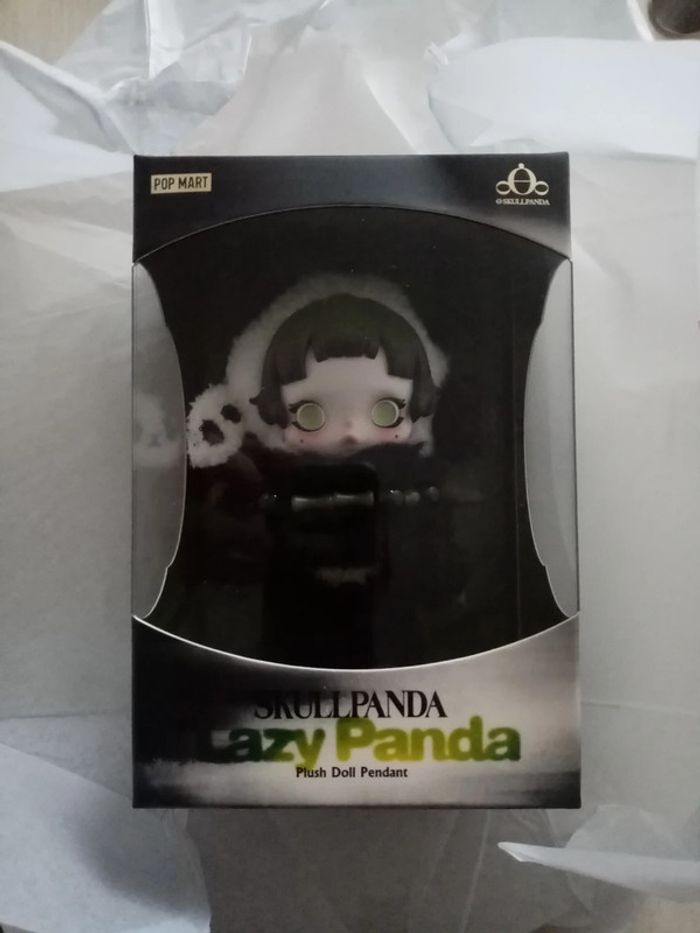 Pop mart Skullpanda Lazy Panda Plush Doll Pendant