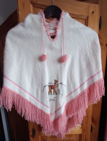 Poncho péruvien fille