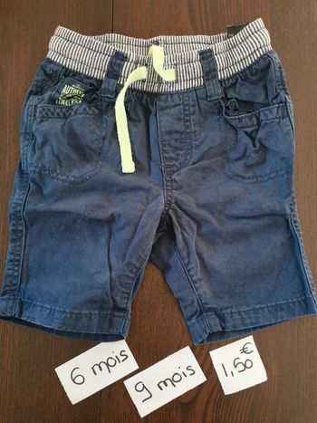 Short 6/9 mois
