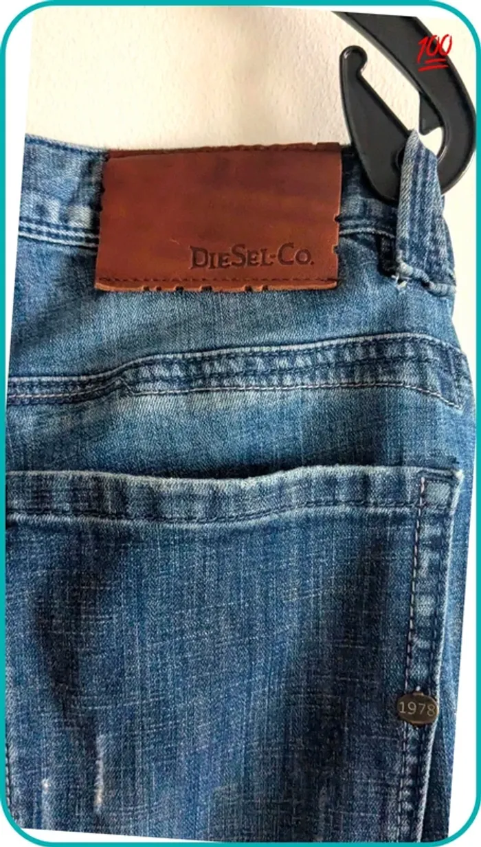 Jeans destroy Diesel Sleenker homme 46 - photo numéro 6