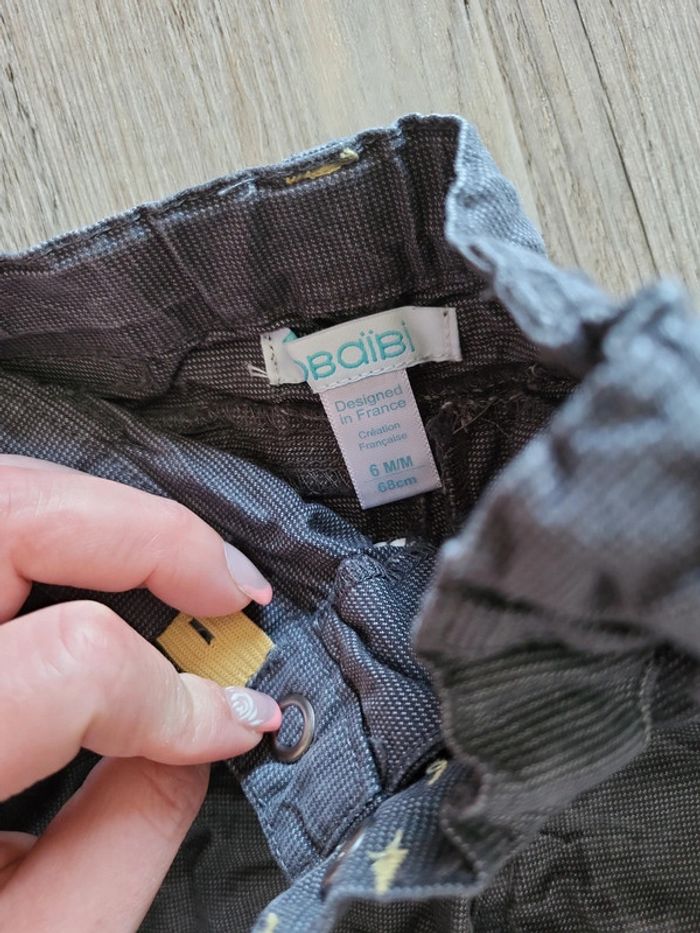 Pantalon Obaïbi garçon 6 mois - photo numéro 4