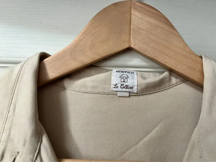 Robe safari de la marque Ventilo - taille 42 - couleur Beige - photo numéro 2