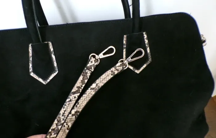 Sac Camaïeu (velours noir) - photo numéro 4
