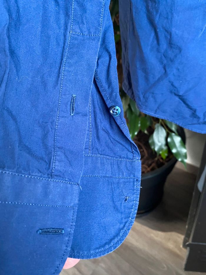 Chemise homme, bleu marine, taille 40 , Fusaro - photo numéro 7