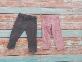 Lot de 2 leggings tao vertbaudet fille 23 mois