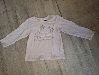 Tee shirt manche longue fille 18 mois