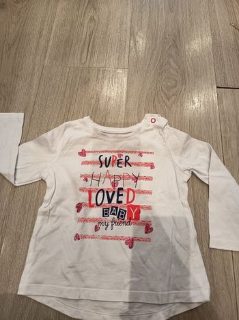 Tee shirt manche longue 18 mois
