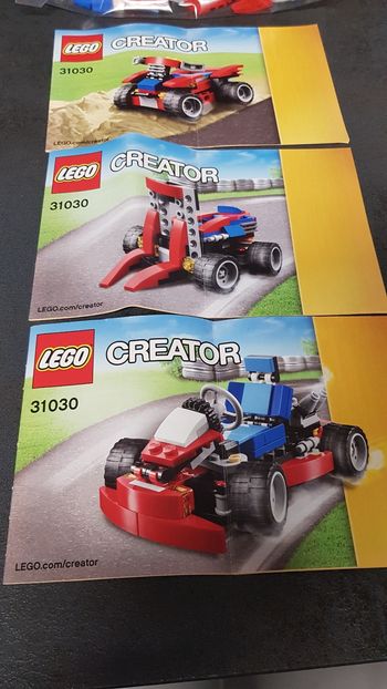 Lego creator 31030: le kart rouge