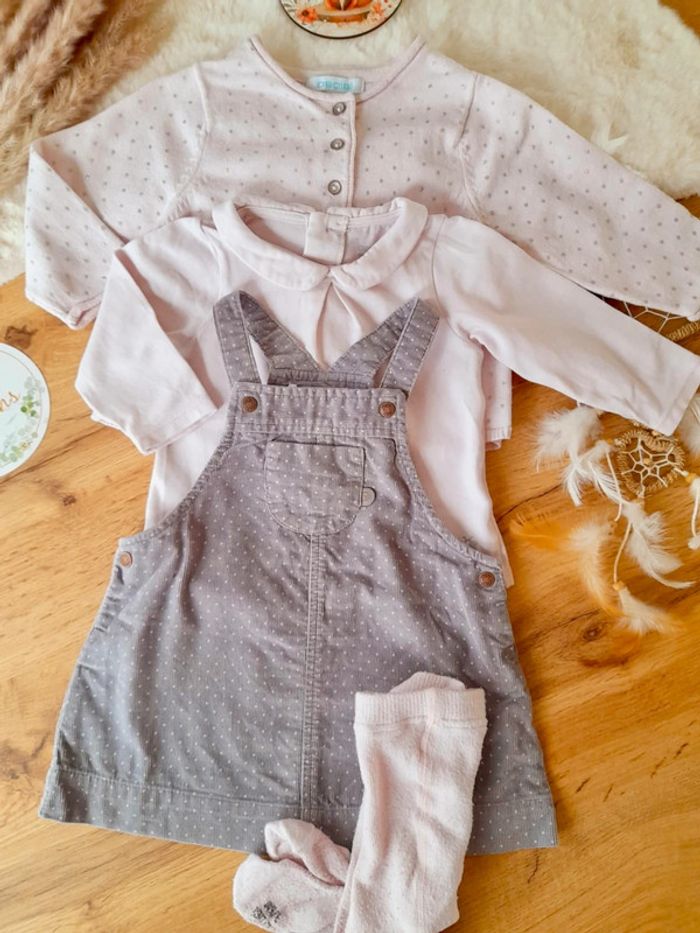 Ensemble tenue automne hiver 6 mois Obaibi - photo numéro 2