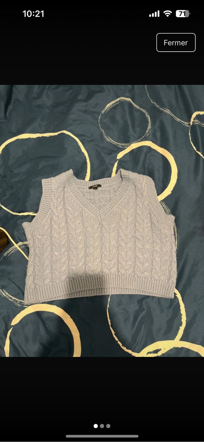 Pull sans manche