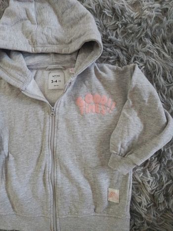 Veste zip sport fille