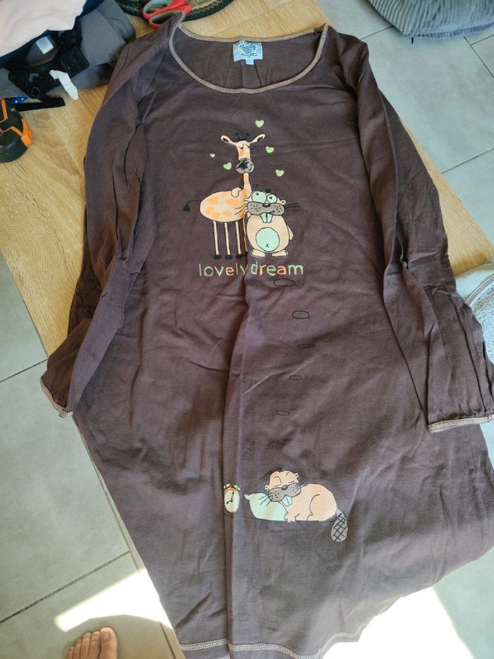 3 long tee shirts de nuit - photo numéro 9