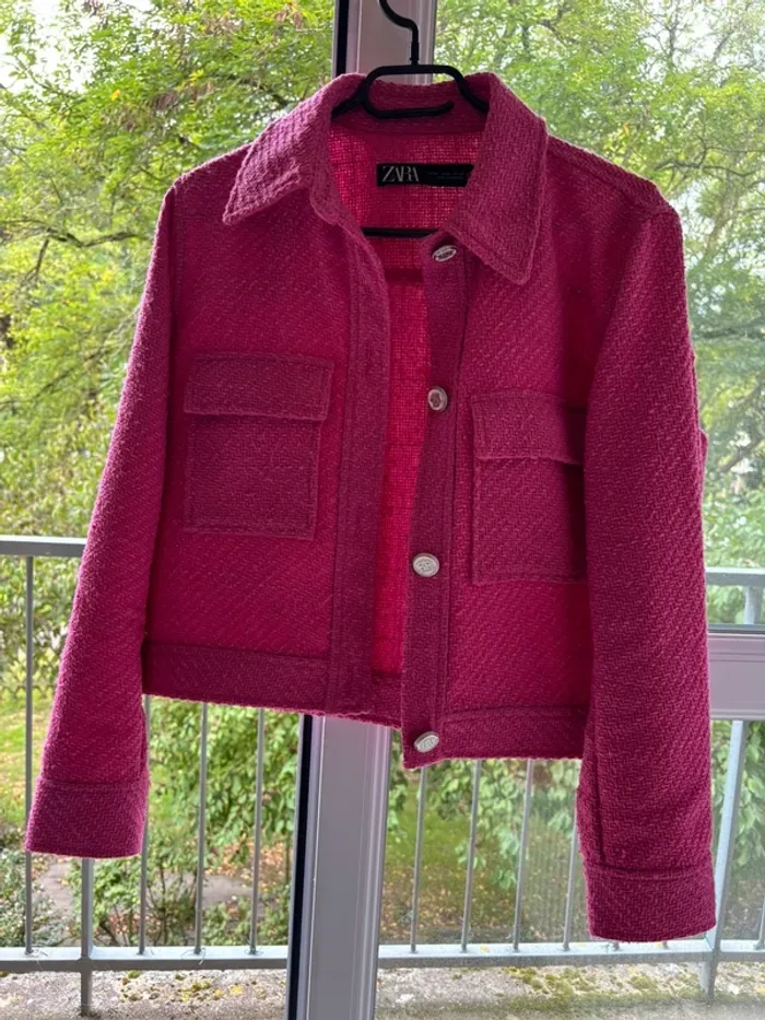 Veste en tweed Zara