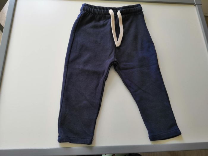 Ensemble 2 pièces (Sweat zippé à capuche + pantalon jogging, Bleu marine) 9 mois (74 cm) Kiabi - photo numéro 4